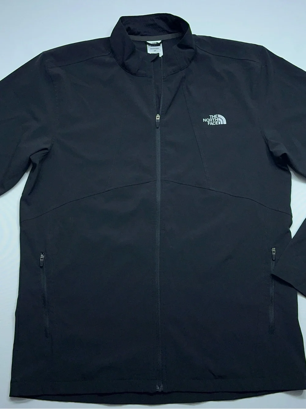 The North Face Jacket Mens Size Small Black Lightweight Windbreaker Hiking